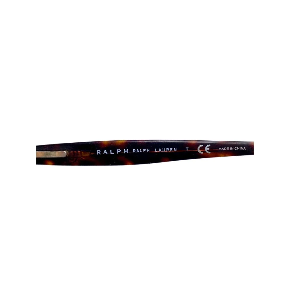 Ralph Lauren RA7060 1378 Brown Tortoise Shell Rectangular Eyeglasses 50-17-135